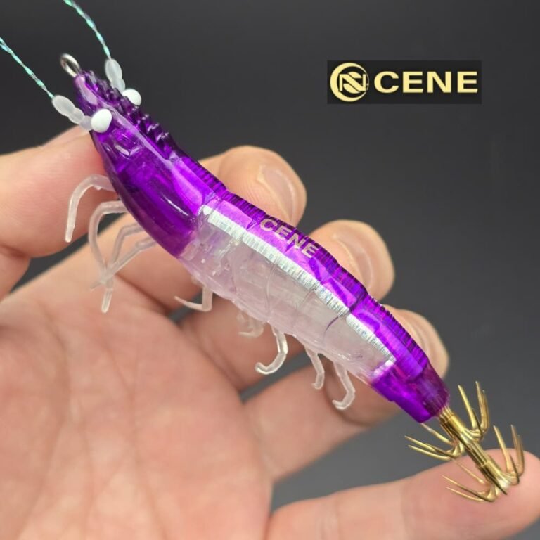 카포스 세네 조타 쉬림프 새우 에기 183 퍼플, 10cm(4인치)