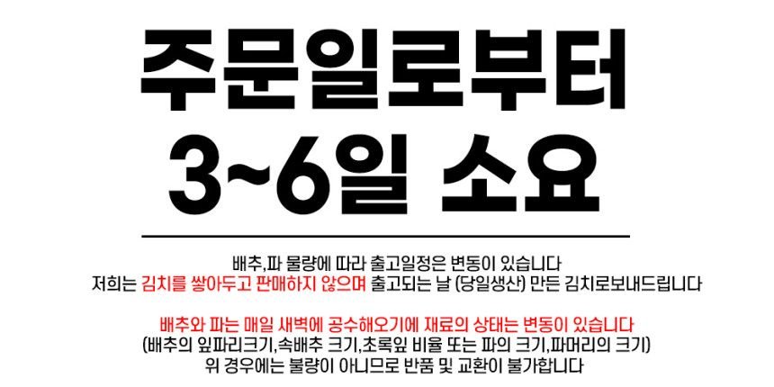 맛있게 매운 대전 선화동 실비 김치 800g+파김치 500g