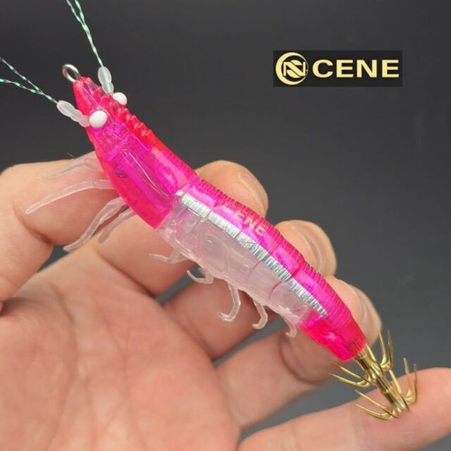 카포스 세네 조타 쉬림프 새우 에기 184 핑크, 10cm(4인치)