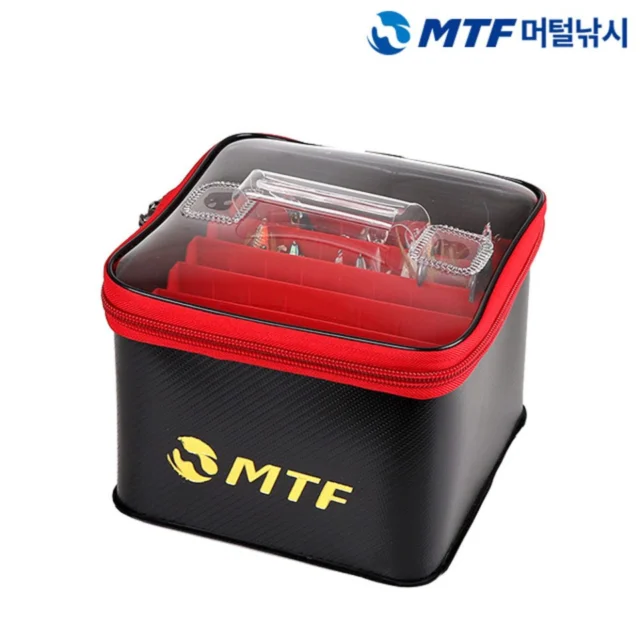 MTF 시그니처 스탠딩 에기 보관함 케이스 태클박스 22x22x15, 블랙 48구